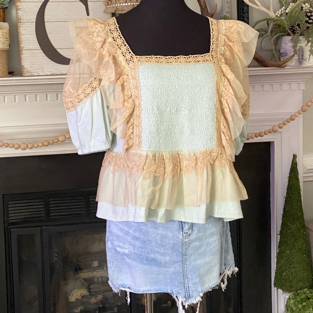 Anthropologie Lace Top